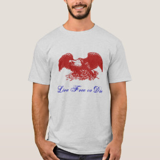 Libres vivos o mueren camiseta