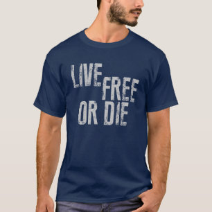 Libres vivos o mueren camiseta