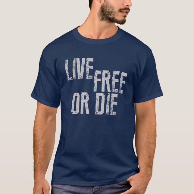 Libres vivos o mueren camiseta (Anverso)