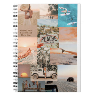 Libreta aesthetic summer vibes collage