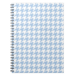 Libreta azul apacible de Houndstooth