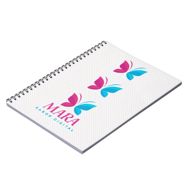 Libreta con Espiral “Mara” – Diseño Digital Modern (Lado Izquierdo)