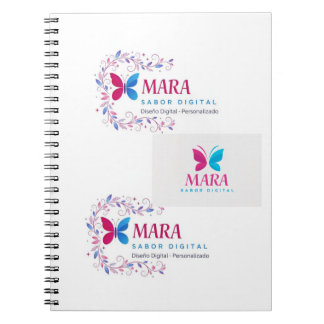 Libreta con espiral y diseño moderno