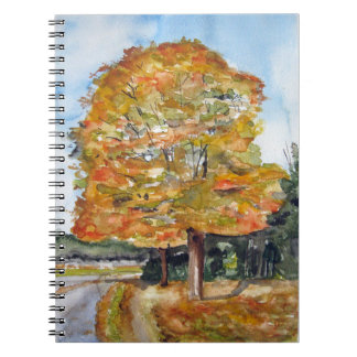 Libreta con Fælledparken en acuarela