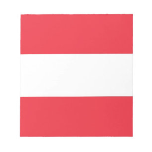Libreta con la bandera de Austria