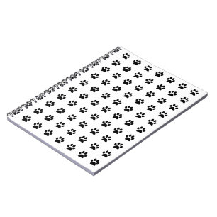 Libreta con patas de gato en espiral