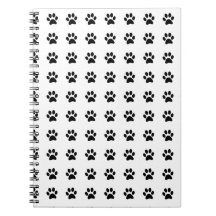 Libreta con patas de gato en espiral