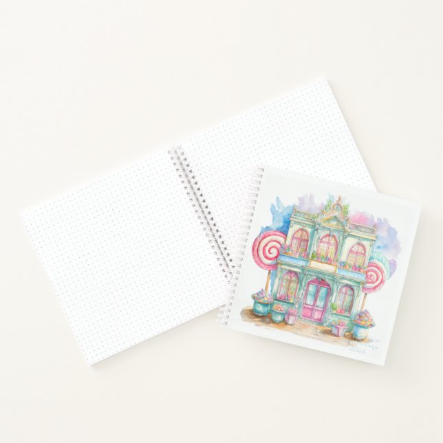 libreta de bullet journal de tienda de dulces de a (Interior)