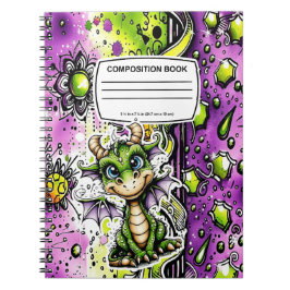 libreta de composición de dragón