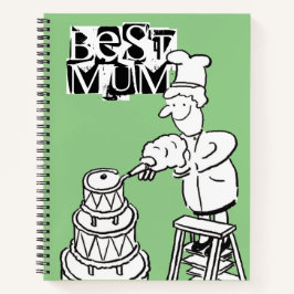 Libreta de decoración de pasteles gigante para la