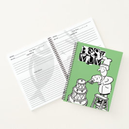 Libreta de decoración de pasteles gigante para la