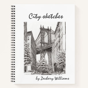 Libreta de dibujo - Bocetos de la ciudad