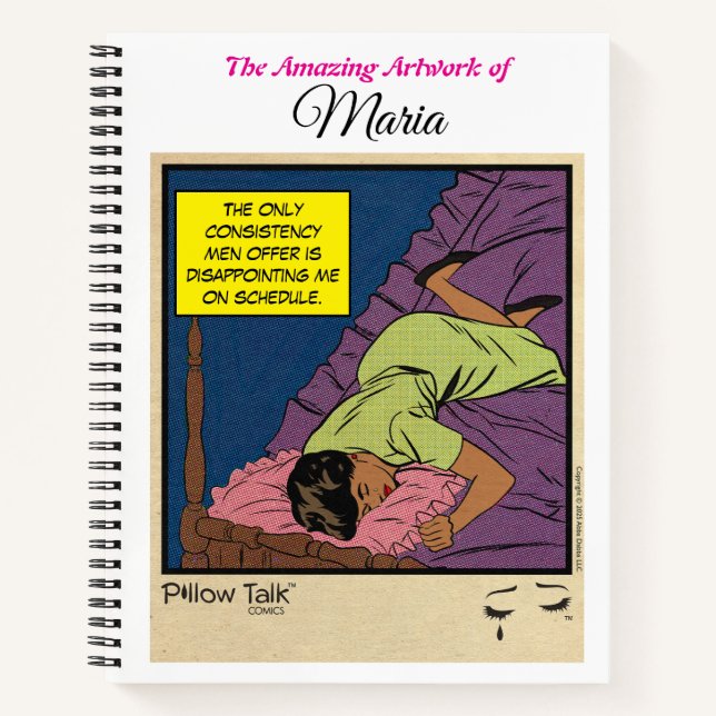 Libreta de dibujo de cómic de romance retro: Charl (Anverso)