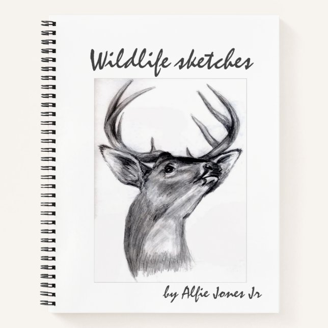 Libreta de dibujo - Dibujos de vida silvestre (Anverso)