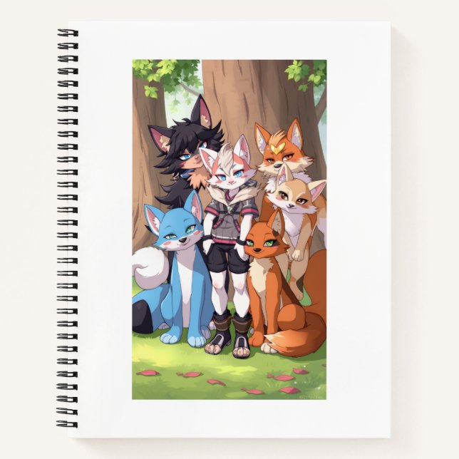 Libreta de dibujo Kitty Club (Anverso)