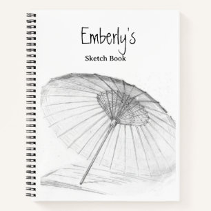 Libreta de dibujo para artistas con su propia obra