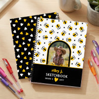 Libreta de dibujo para niños Abejorro y Corazones