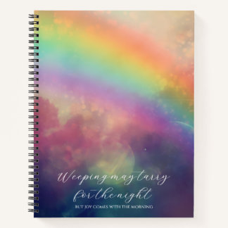 Libreta de dibujo personalizada Arcoíris Salmo 30: