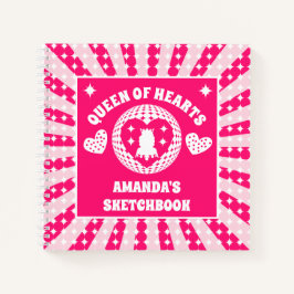 Libreta de dibujo personalizada para niños Pink Qu