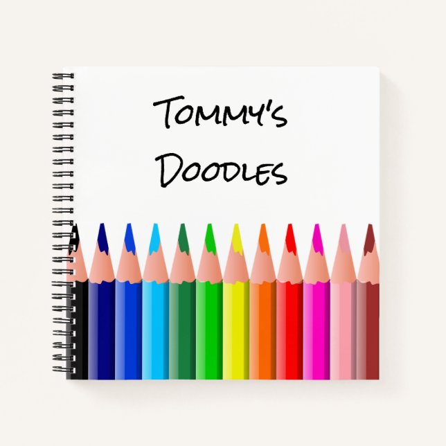 Libreta de dibujos personalizada para niños Cuader (Anverso)