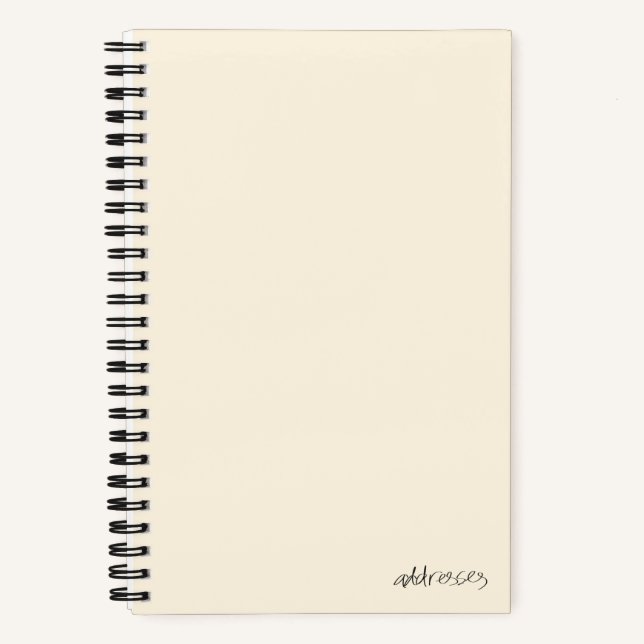 libreta de direcciones (Anverso)