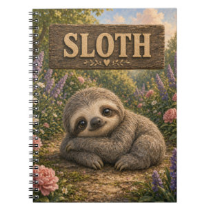 Libreta de Historias de Bebé Perezoso Animal de Gu