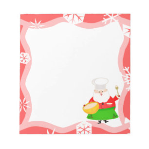 Libreta de la hornada de Papá Noel del navidad