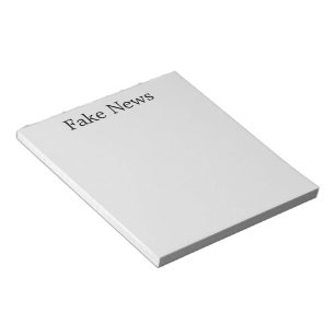 Libreta de las "noticias falsas"