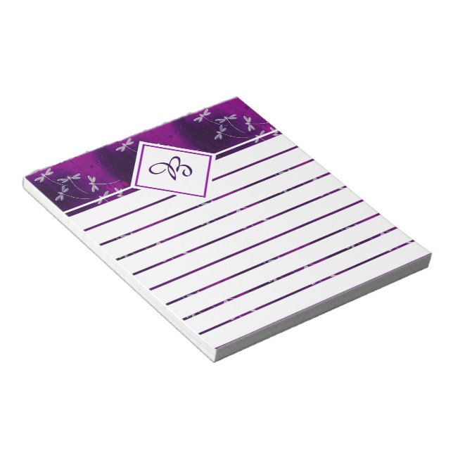Libreta de libélulas en el agua (Lado Derecho)