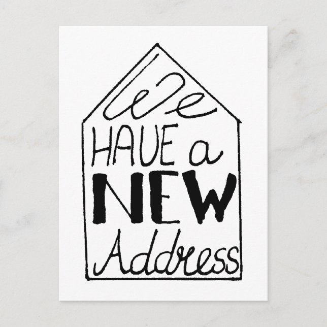 Libreta de manejo Nueva tarjeta de dirección (Anverso)