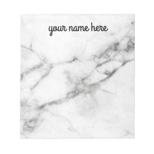 Libreta de mármol gris personalizada