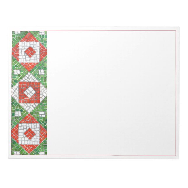 LIBRETA DE NOTAS HOLIDAY MOSAIC 11x8.5 (Frente)