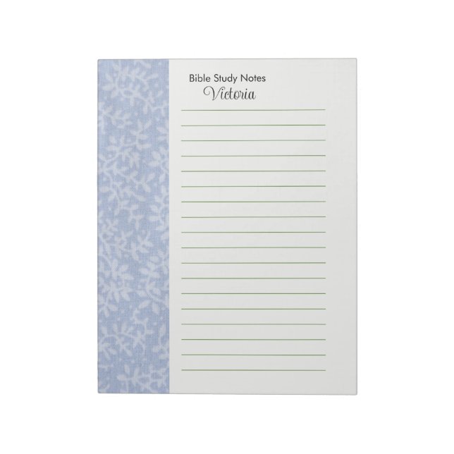 Libreta de notas personalizada (Lado Izquierdo)