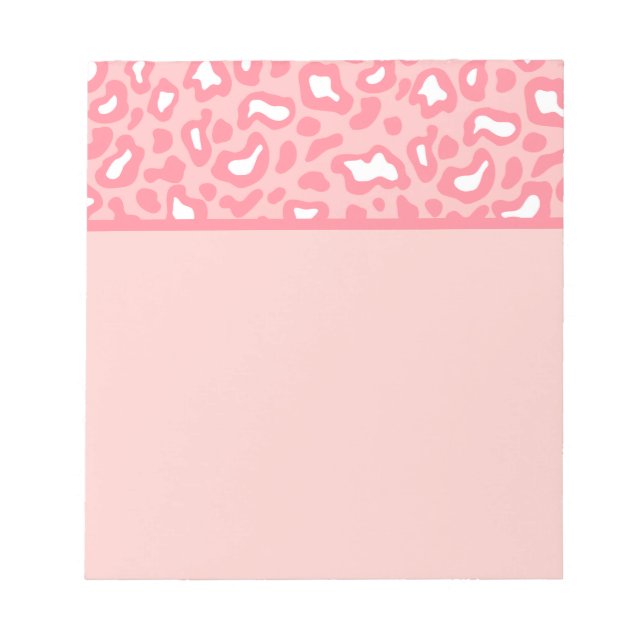Libreta de notas Pretty Pink Leopard (Frente)