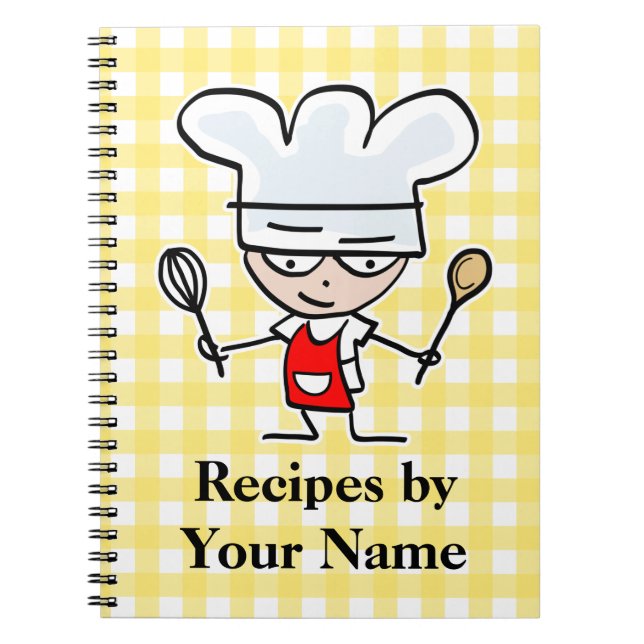 Libreta de recetas personalizadas con nombre | dis (Frente)