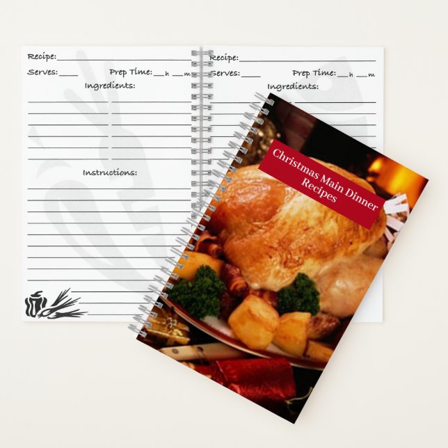 Libreta de Recetas - Recetas de Cena Principal de  (Interior)