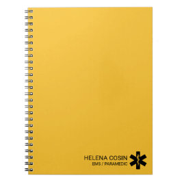 Libreta de registro de paramédico de SEM elegante
