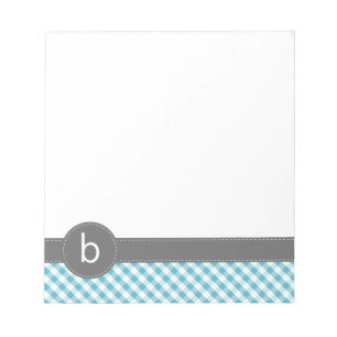 Libreta del monograma del modelo de la guinga de
