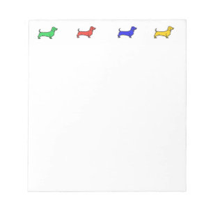 Libreta del perro de salchicha
