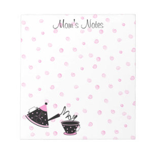 Libreta del pote del té de la mamá