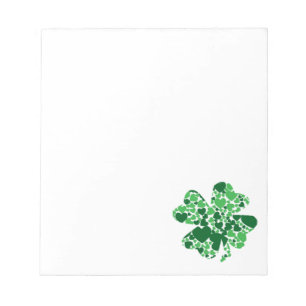 Libreta del trébol del trébol del día de St Pat
