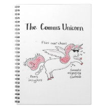 Libreta del unicornio de Comms