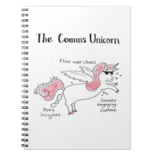 Libreta del unicornio de Comms