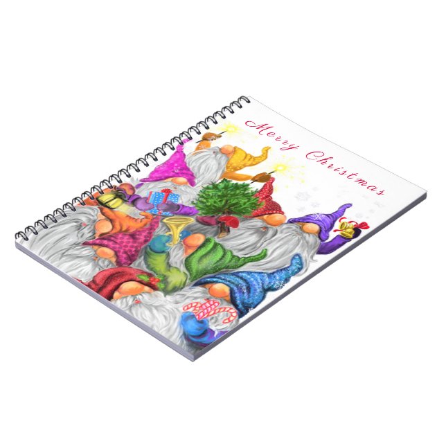 Libreta divertida de Navidad regalo feliz fiesta d (Lado Izquierdo)