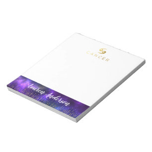 Libreta elegante del post-it de la astrología del
