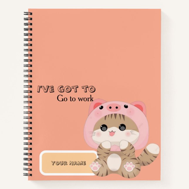 Libreta en espiral adorable (Anverso)