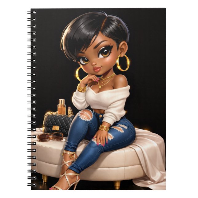 libreta espiral elegante (Frente)