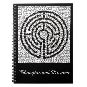 LIBRETA ESPIRAL LABYRINTH VII 6.5x8.75 + Texto