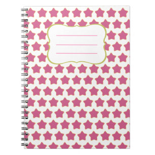 Libreta Estrellas Rosa