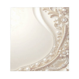 Libreta floral ornamentada en oro elegante